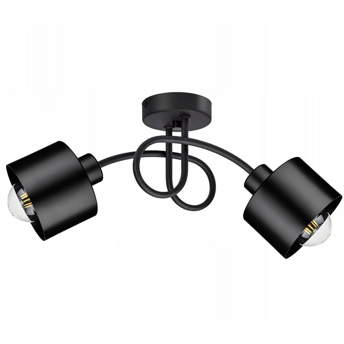 Hanglamp Loft Stijl Edison LED Zwart LX-1125