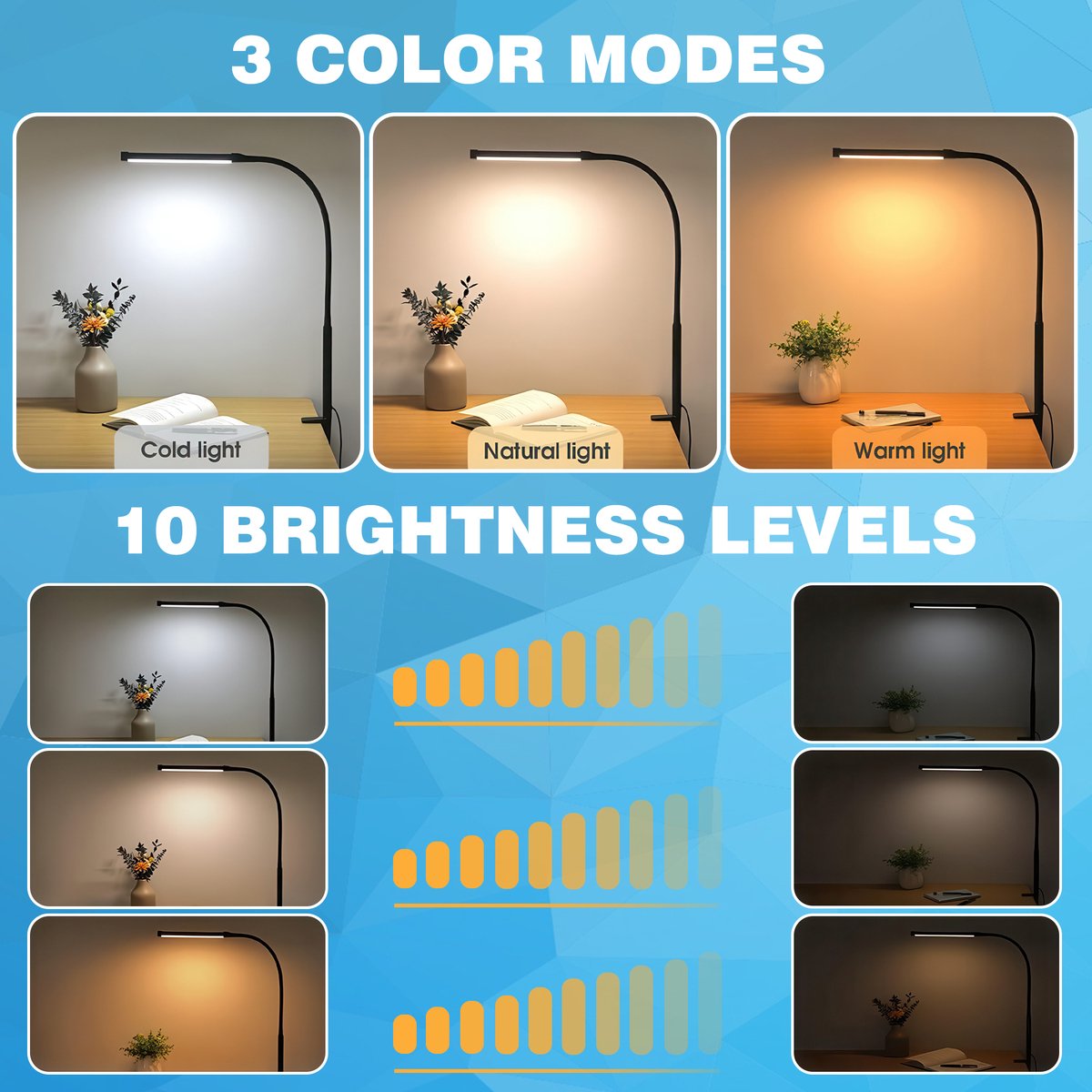 YONO - Flexibele LED Bureaulamp thumbnail 3