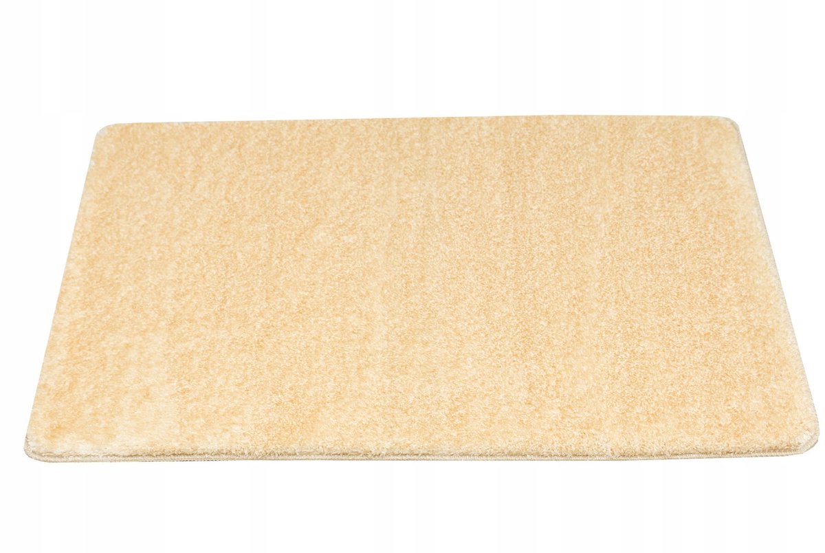 Malmo Antislip Badkamermat - Zacht Shaggy, Beige, 50x80 cm