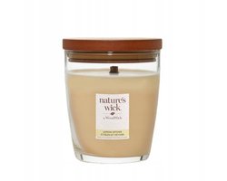Woodwick Nature's Wick Kaars Citroen Vetiver 284g - Houten Pit