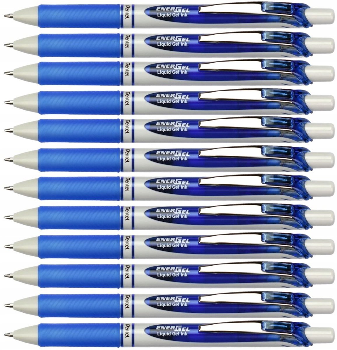 Pentel EnerGel BL77E blauwe gelpennen - Set van 12