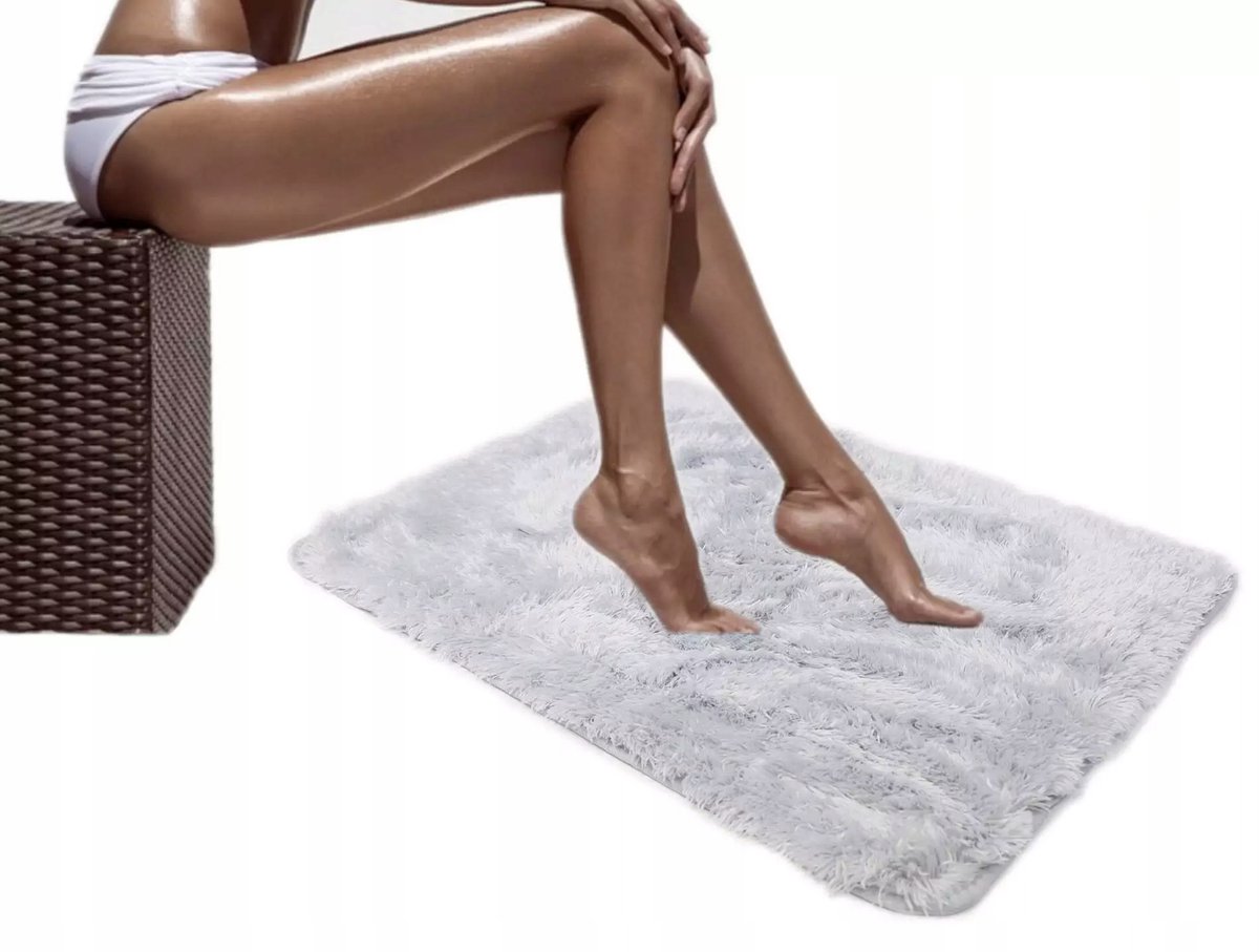 Zacht Pluche Badkamermat Antislip 60x90cm - Comfort & Veiligheid