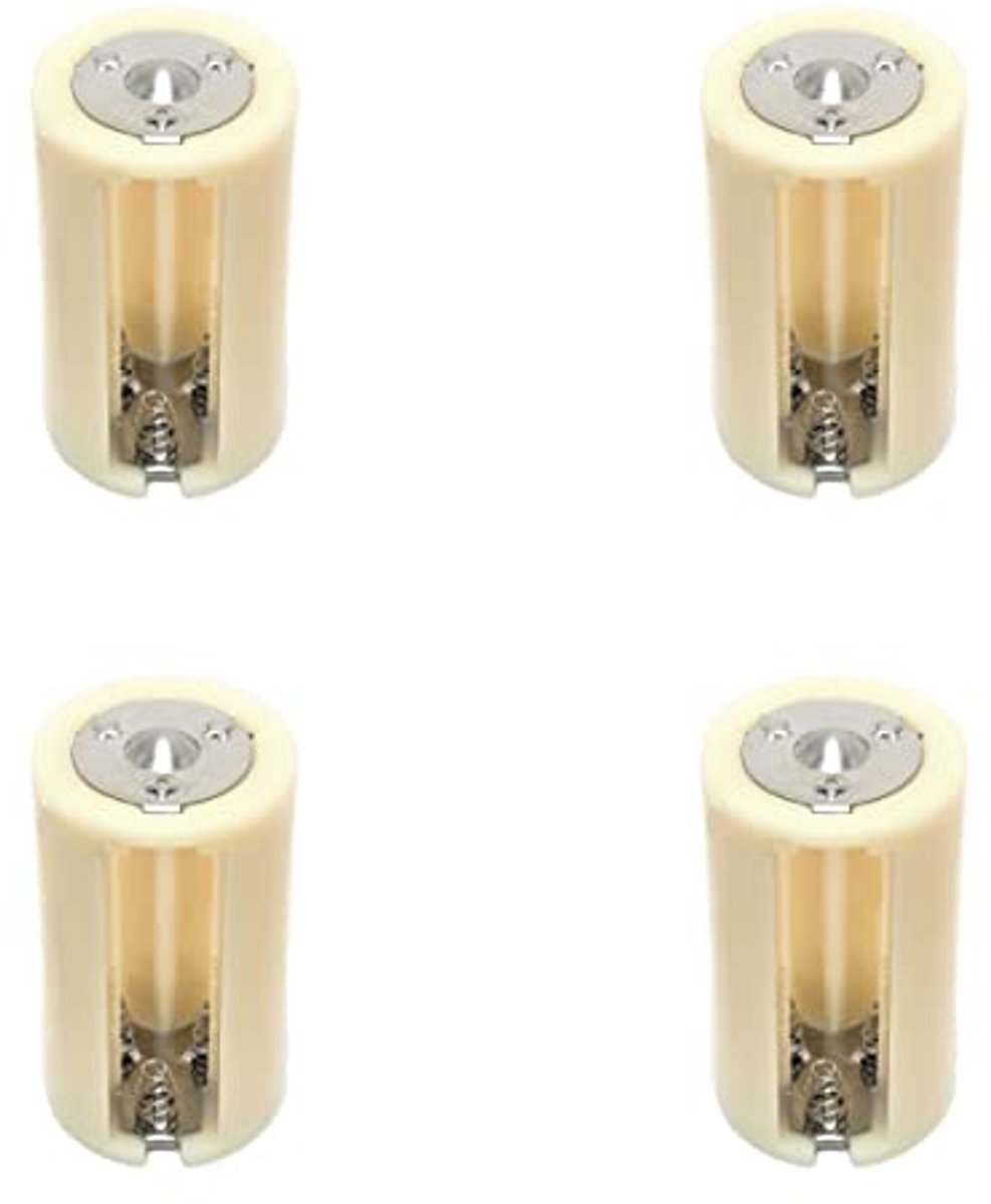 3AA naar D Formaat Batterij Converter - Set van 4
