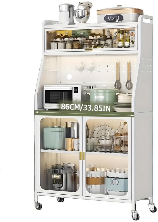Tidyard Keukenkast met lade en 2 planken, keukenmeubel, keukenmeubel, onderkast spaanplaat, hoogglans-wit, 80 x 46 x 81,5 cm Tidyard Keukenkast met lade en 2 planken, keukenmeubel, keukenmeubel, onderkast spaanplaat, hoogglans-wit, 80 x 46 x 81,5 cm