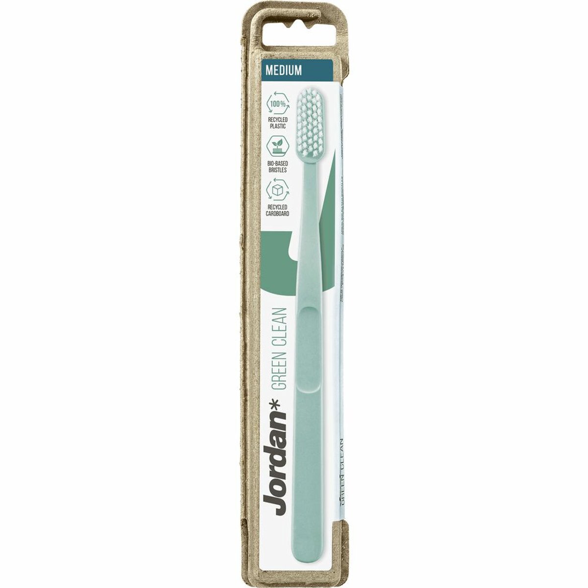 Jordan Tandenborstel Green Clean Medium - 3 x - Voordeelverpakking