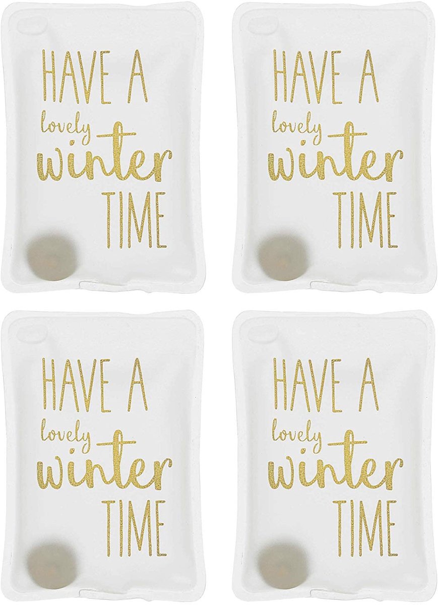 Handwarmers Set van 4 - Pocket Warmers - Herbruikbaar - Ideaal voor Winter