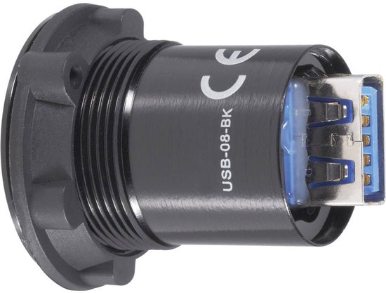 TRU COMPONENTS USB-08-BK USB-inbouwbus 3.0 Bus, inbouw Inhoud: 1 stuk(s ...