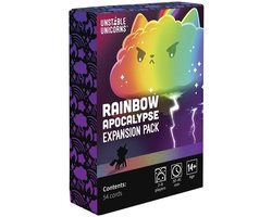 foto van Unstable Unicorns Rainbow Apocalypse Expansion - Engelstalig Kaartspel
