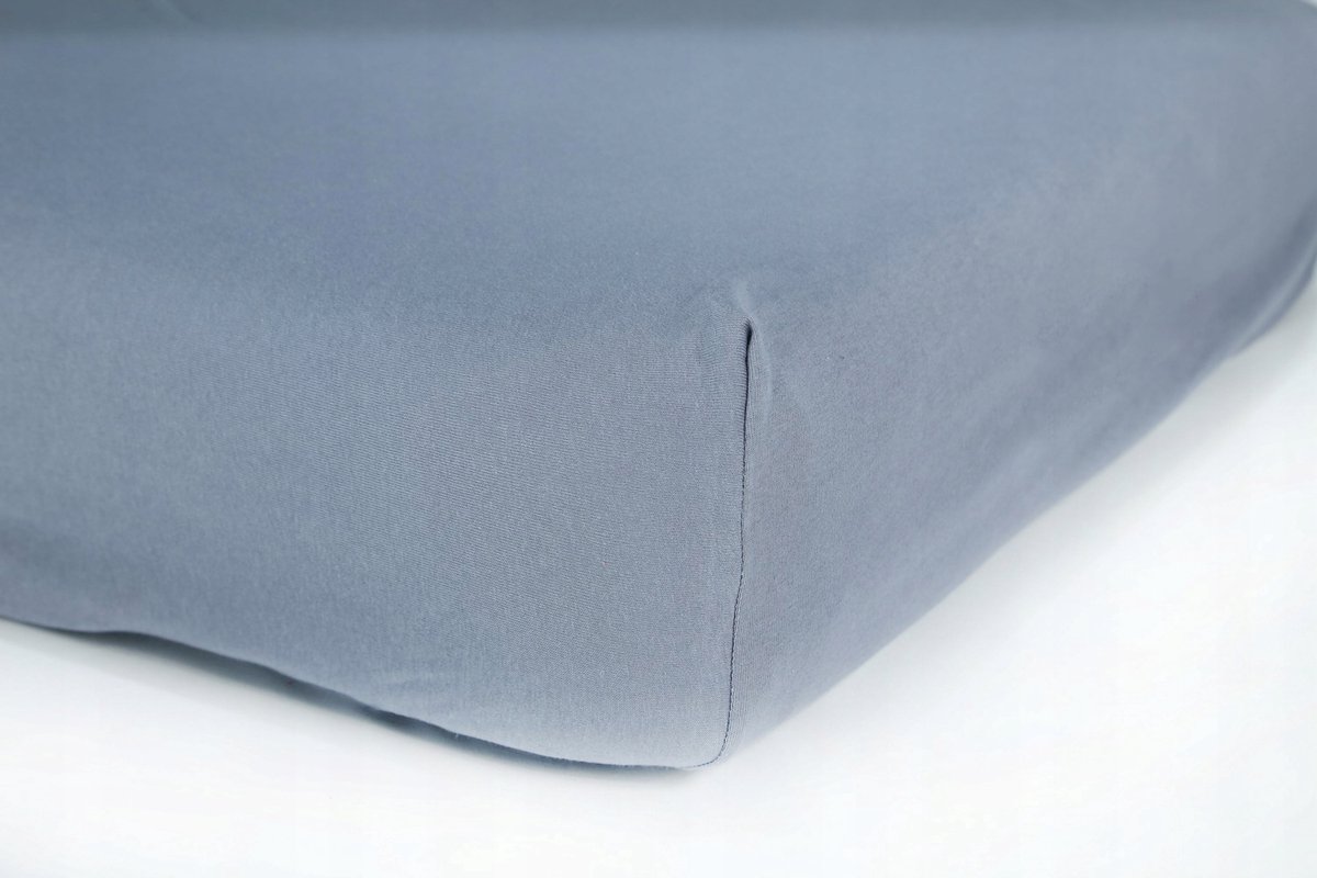 Jersey Hoeslaken met Elastiek 220x200 Grijs - 100% Katoen