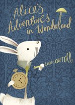 Witte konijn met vest en horloge, Alice's Adventures in Wonderland door Lewis Carroll, met paddenstoel.