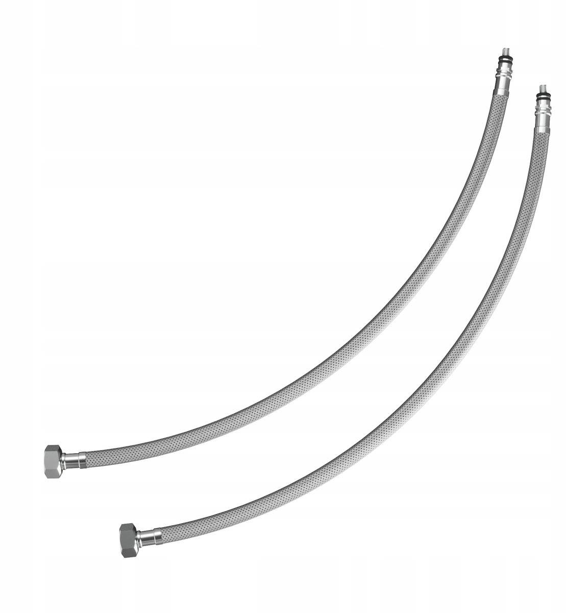Keukenmengkraan aansluitslang 3/8" 40cm RVS