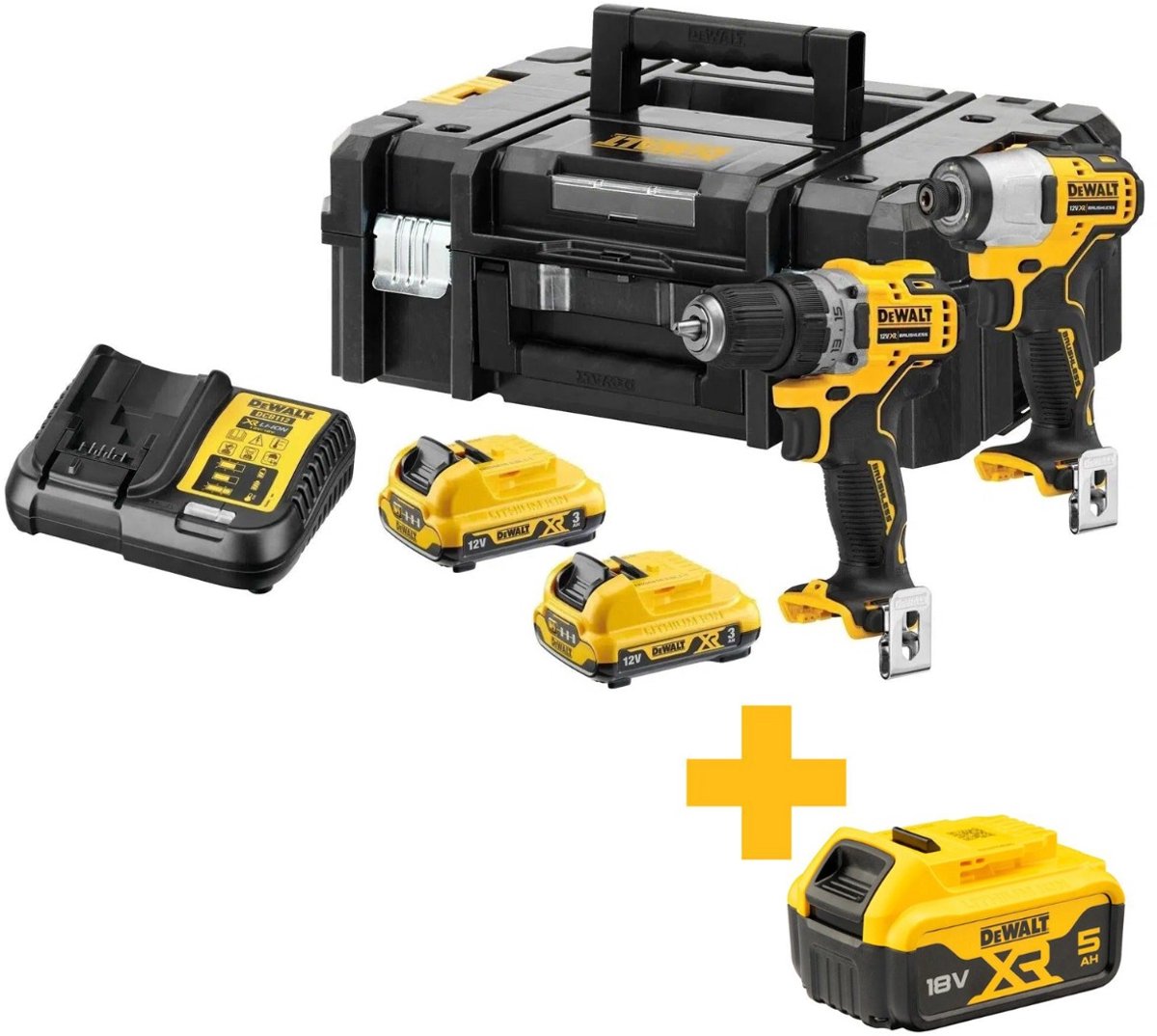 DeWalt DCK2110L2T-QW Combiset