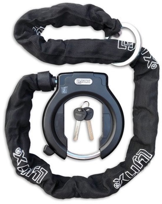 Lynx Lazo - ART2 Fietsslot - Ringslot + 120cm Insteekketting - Bevestigingsmaterialen en gereedschap inbegrepen van Lynx. — afbeelding 4