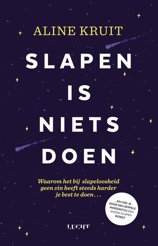 Slapen is niets doen - cover