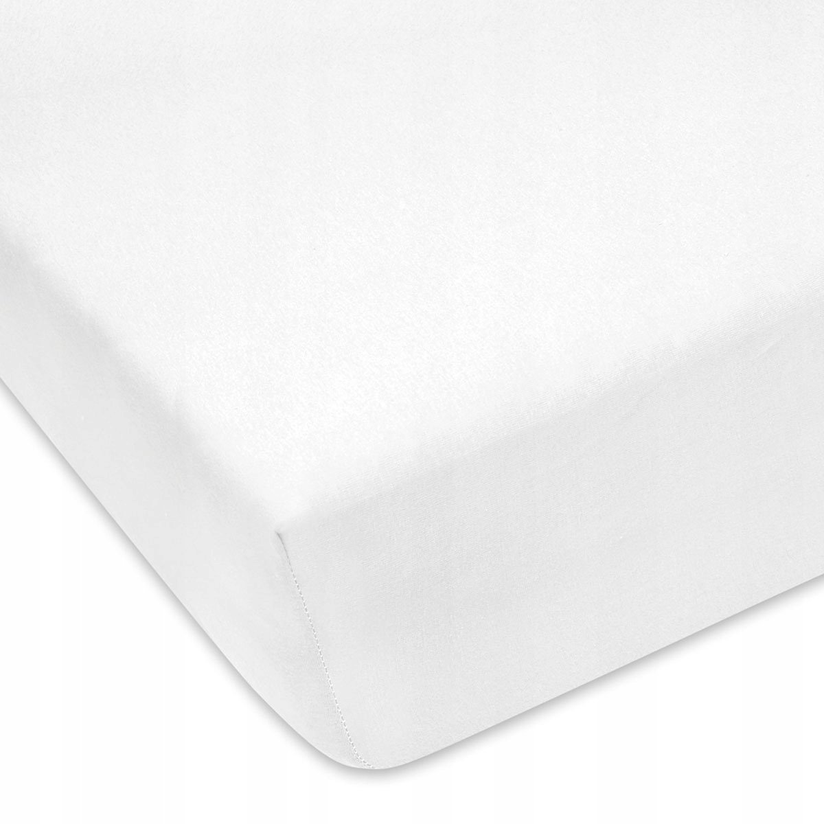 Jersey Hoeslaken Wit 90x190 cm - Zachte Katoen met Elastiek