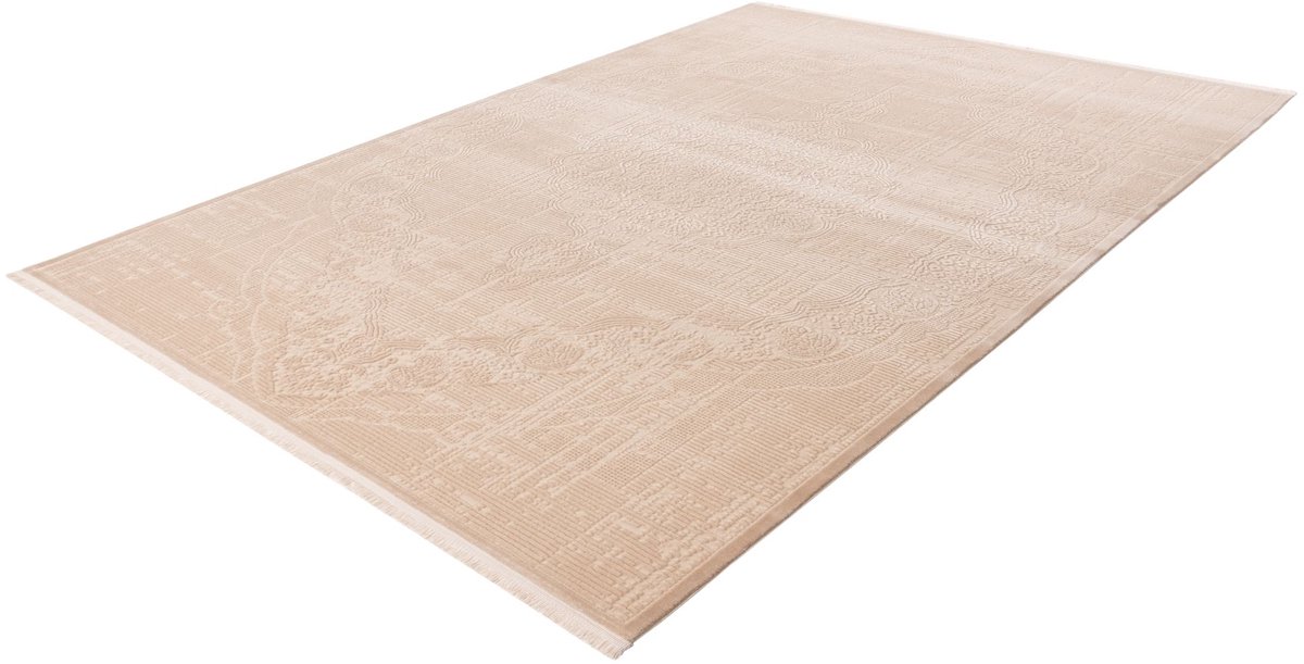 Batucci Vloerkleed - Modern Klassiek - Laagpolig - Beige - Hoogwaardig Acryl - Duurzaam en Elegant