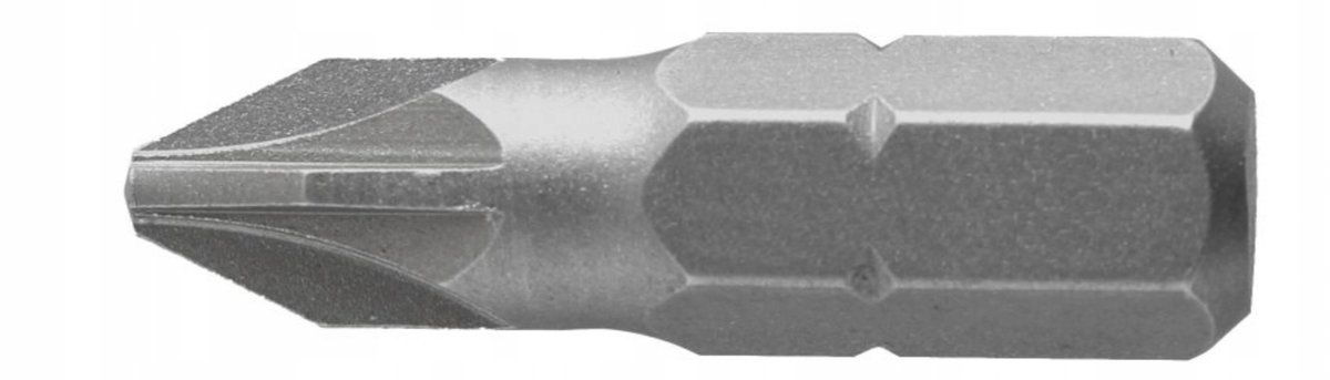 Hogert PZ0 Schroefbit 25mm 1/4" S2 Staal - HT1S307