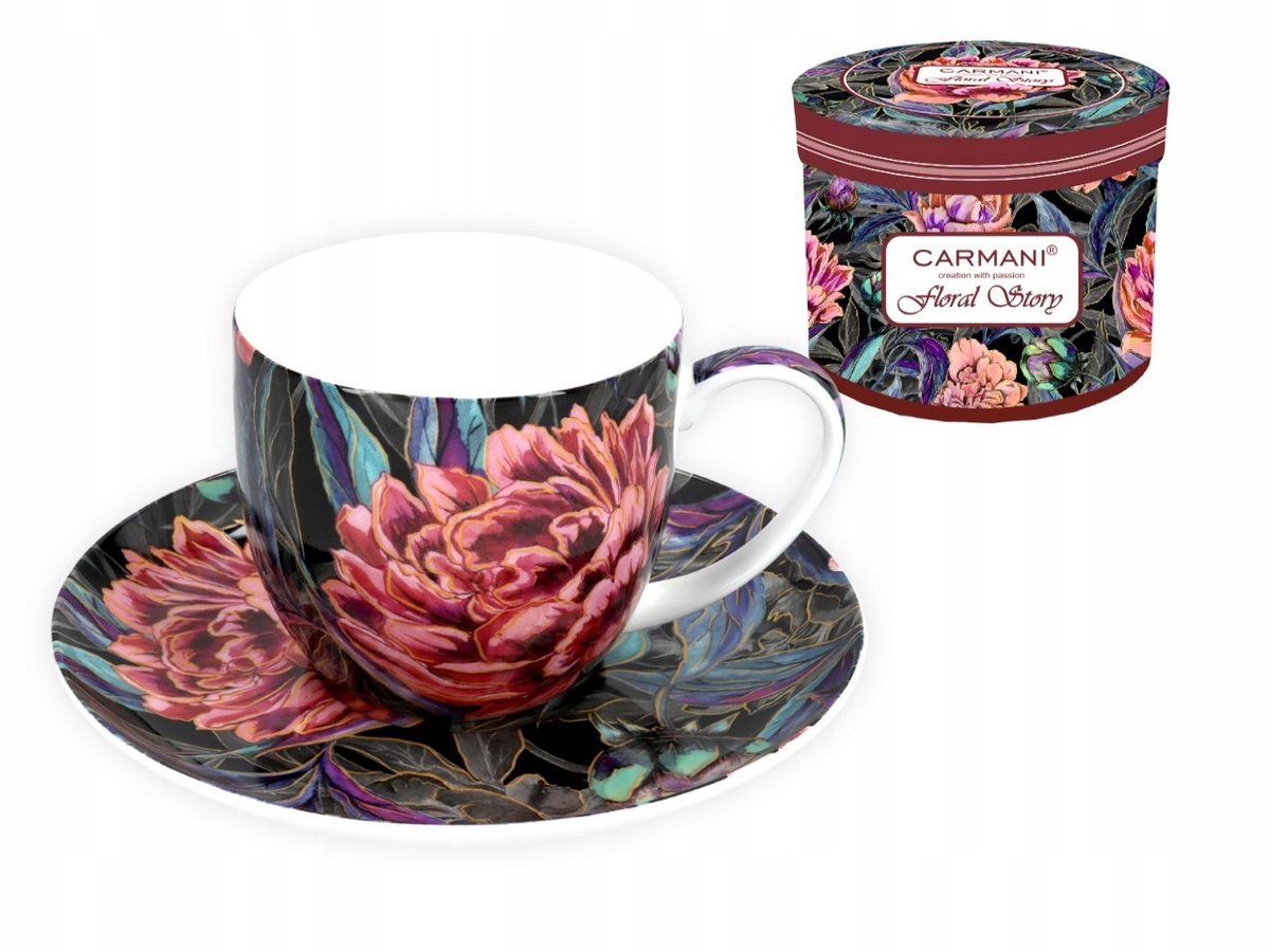 Floral Story Porseleinen Kop & Schotel 260ml