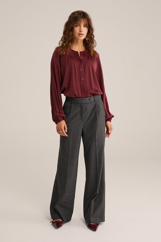 Pantalon large pour femme WE Fashion avec imprimé