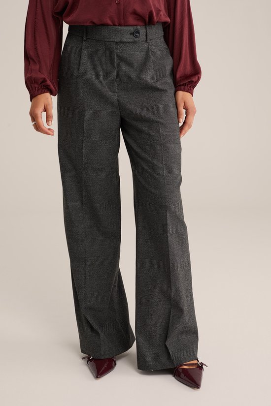 Pantalon large pour femme WE Fashion avec imprimé