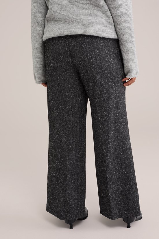 Pantalon large pour femme WE Fashion avec structure