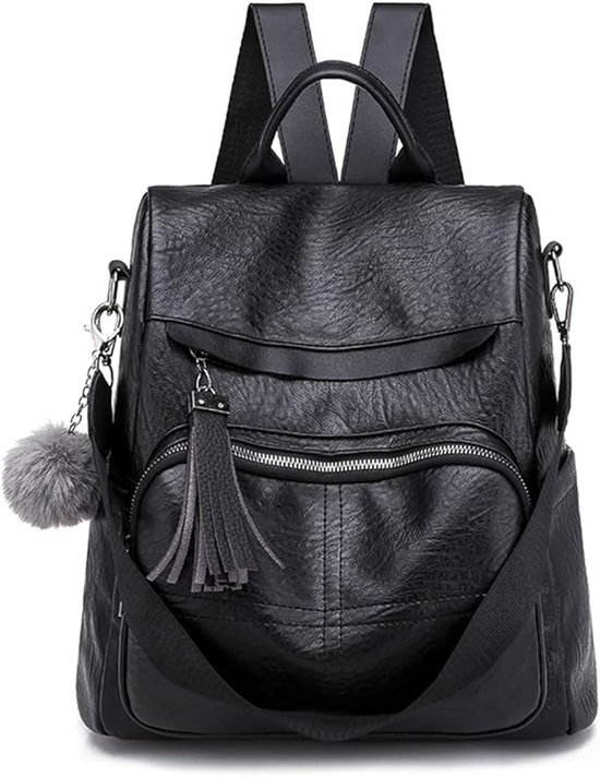 Rugzak voor dames, anti-diefstal, mode, stadsrugzak, waterdicht, PU-leer, reisrugzak, schoudertas, handtas, casual, dagrugzak, meisjes, mode, schooltas, schoolrugzak