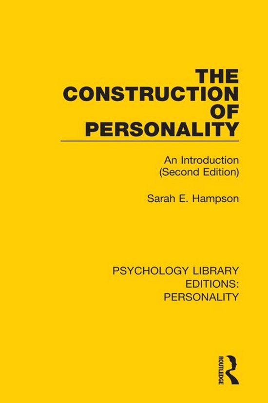 Psychology Library Editions: Personality - The Construction  ... - cover