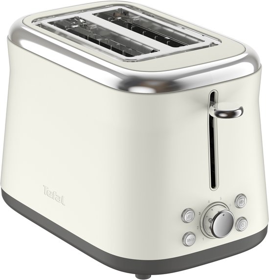 Grille-pain Tefal Collection TT720A – 7 niveaux de brunissage – Fentes Extra larges – Rise
