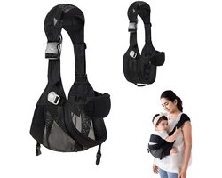 Baby Zijdrager - Babydrager - Kinderdrager - Verstelbare Kinderdrager, Peuter Heupdrager met Lendensteun, Ergonomische Babydrager, Draagbare Babydrager (0-3 <a href=