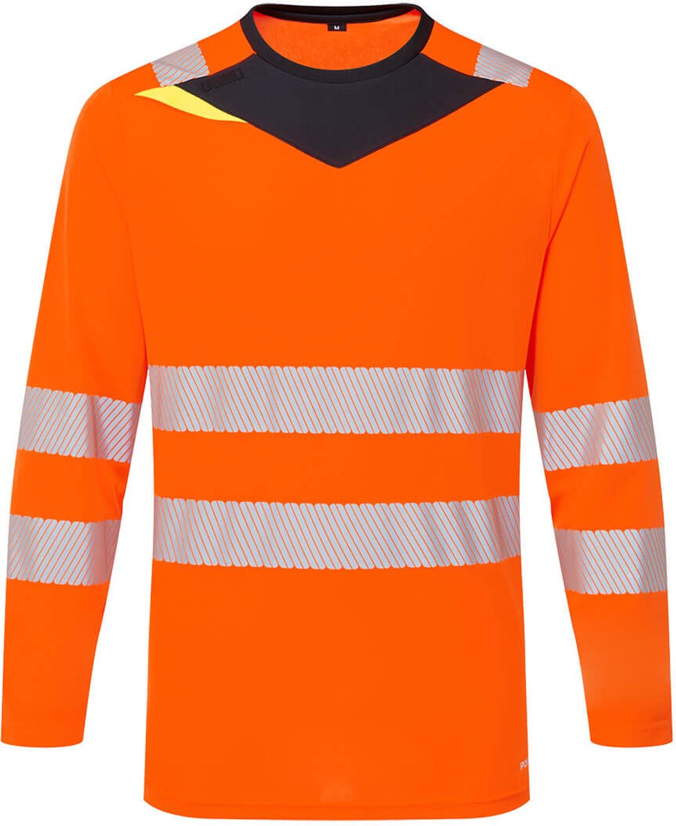 Portwest DX4 Hi-Vis T-shirt L/M DX416 - Oranje/Zwart - XL