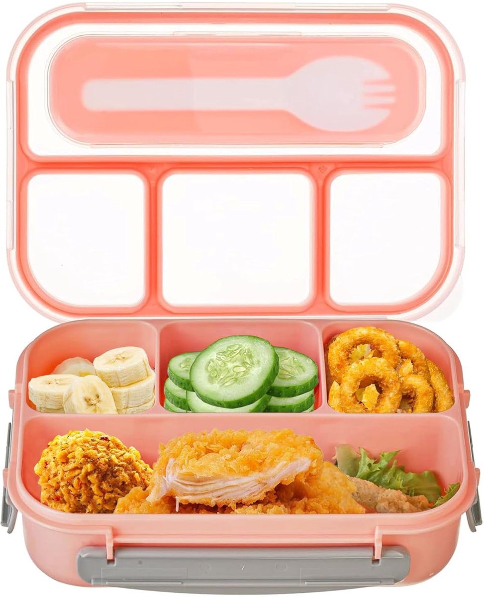 Thermo-lunchbox - BPA-vrij - ideaal voor onderweg - 1 stuk - PP-materiaal