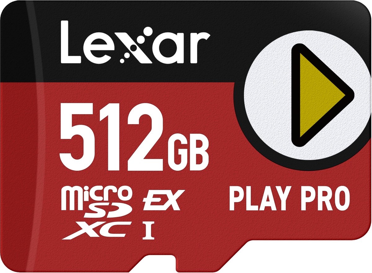 Lexar MicroSD Express 7.1 Play Pro 512GB (104MB/s w/ UHS-I)
