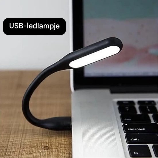 Dussdote USB-lamp - Mini USB-lamp - Leeslamp - Buigzaam - Geschikt voor computer, computer-USB-poorten, opladers, powerbanks van Dussdote — afbeelding 2