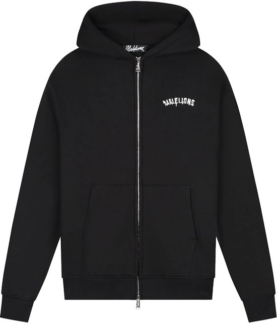 Malelions graffiti zip hoodie in de kleur zwart.