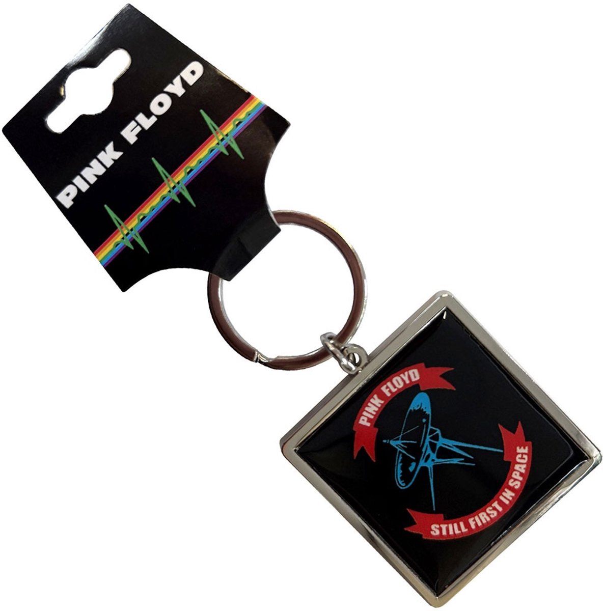Pink Floyd - First In Space Sleutelhanger - Zwart