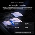 Gedetailleerde weergave van de interne chips van de smartphone, inclusief ROM, RAM en specificaties.