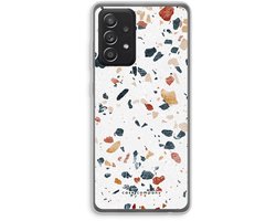 Case Company® - Hoesje geschikt voor Samsung Galaxy A52s 5G hoesje - Terrazzo N°4 - Soft Cover Telefoonhoesje - Bescherming aan alle Kanten en Schermrand