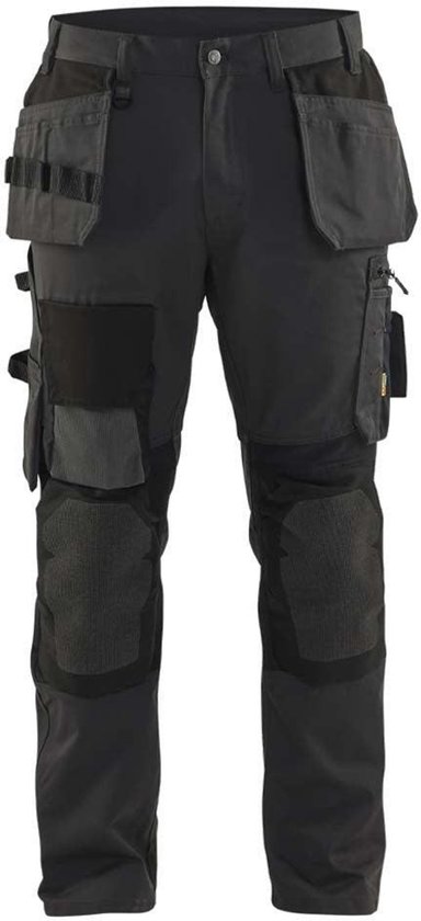 Pantalon de travail Blaklader avec Kevlar et stretch - Gris foncé / Zwart - C52