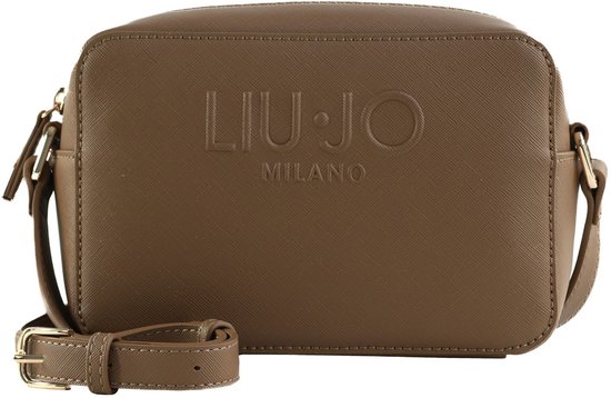 LIU JO sac à épaule bandoulière Halona ECS Camera Case Suede brun