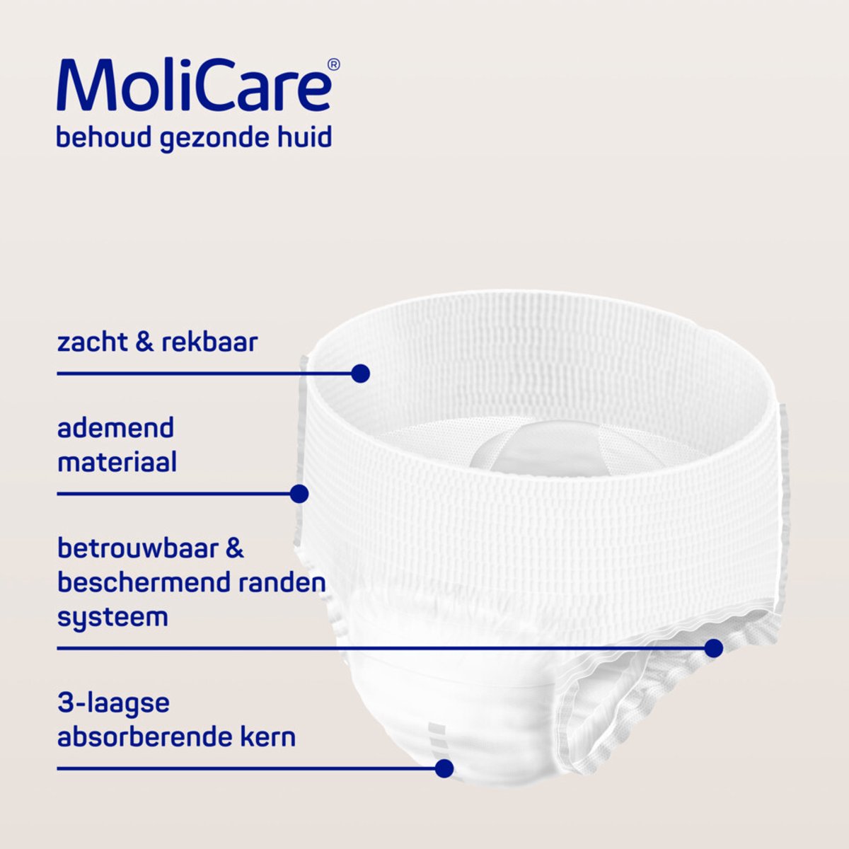 Molicare Premium Mobile 10 Druppels Large 2613 ml Absorptie - 2 x 14 stuks - Voordeelverpakking
