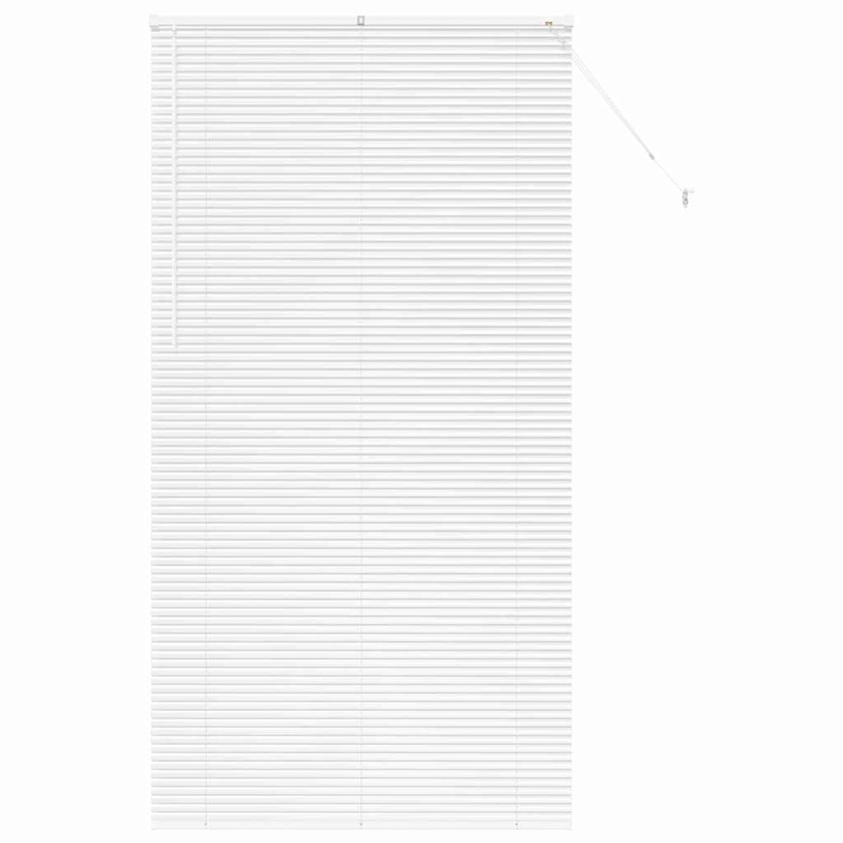 vidaXL - Venetiaanse - jaloezie - Wit - 220 - x - 115 - cm - 25 - mm - Aluminium