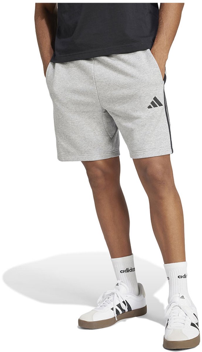 Adidas Essential 3 Stripes French Terry Korte Broek XS Regular Man Zwart