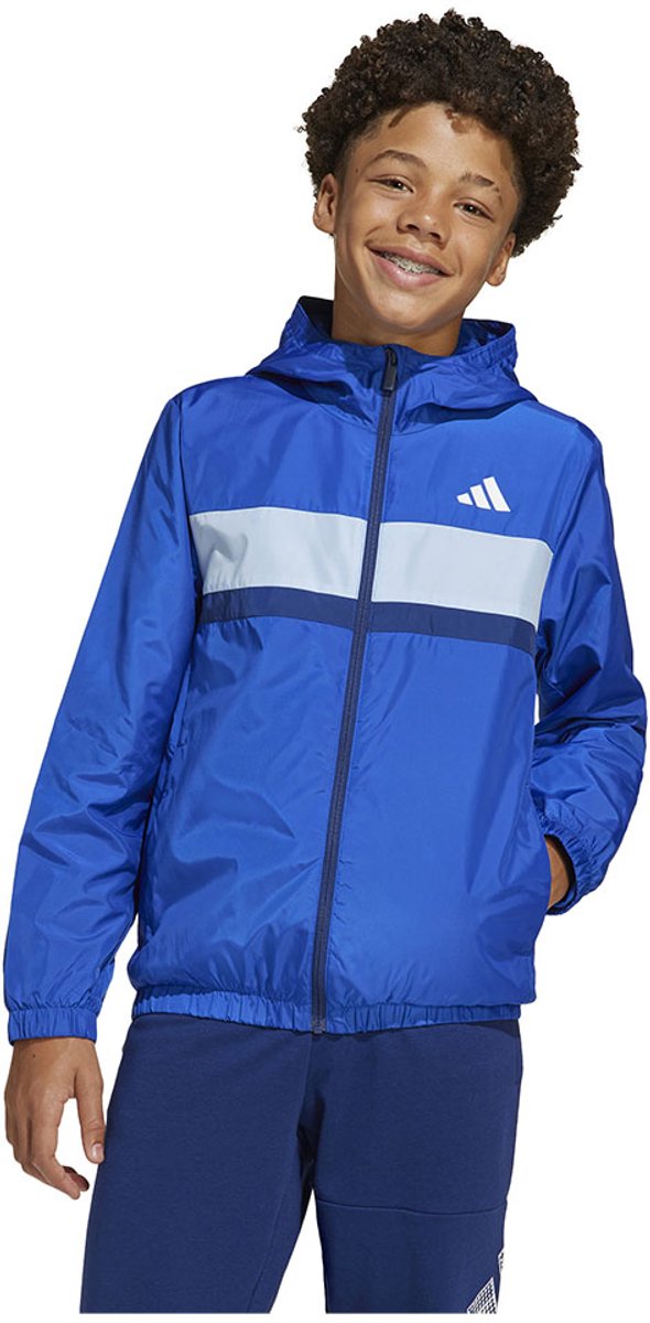 Adidas Tiberio Jas 15-16 Years Kinderen Blauw