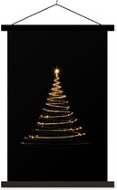 Magique - Sapin de Noël - Spirales lumineuses - Zwart