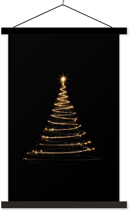 Magique - Sapin de Noël - Spirales lumineuses - Zwart