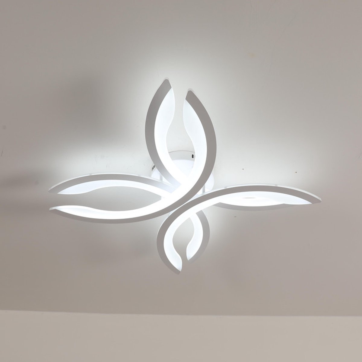 Haobosic Premium - Plafondlamp - Bloemblad 60cm - RA80 Dimbaar - 3000-6500K
