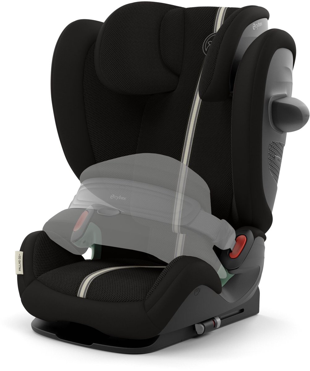 Cybex Pallas G3 - Autostoel - Moon Black (plus bekleding) – foto 4
