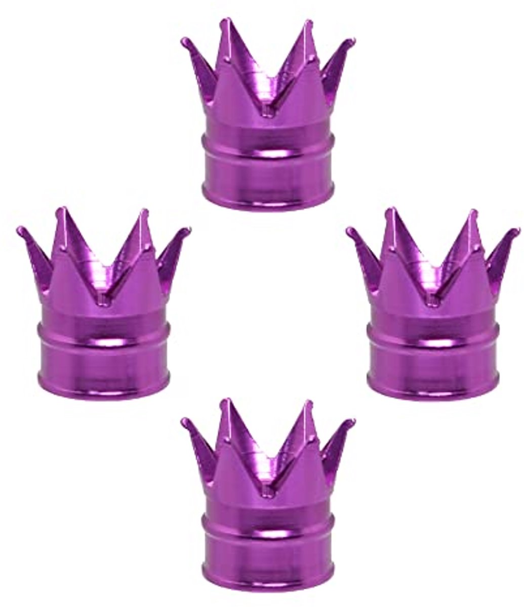 4 Stuks Stofkappen voor Autobanden - Universele Aluminium Tire Valve Stem Caps