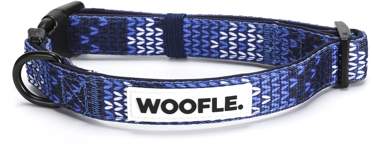 WOOFLE. - Complete Set - Hondentuigje - Accessoires - Merry Tail - Donkerblauw - Kerstmis - Limited Edition - Kerst - Maat XS