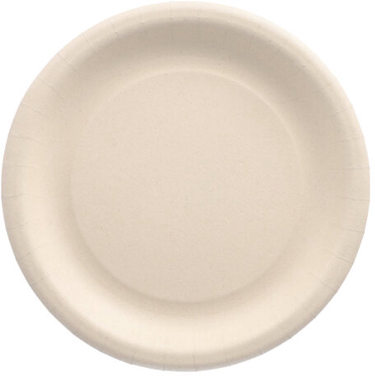 50 Borden gemaakt van agrarische restmateriaal pure rond Ø 23 cm wit